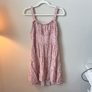 Altar'd State Pink Floral Mini Dress